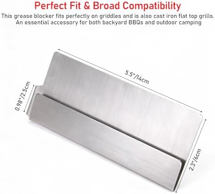 Grease Trap for Blackstone Griddle, Stainless Steel Gate Accessory - Image 2