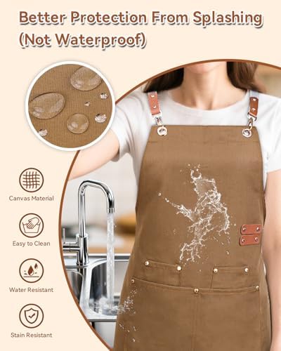 Teskyer Canvas Kitchen Apron - Image 4