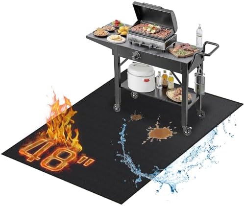 RICHIE 48 x 30 Inch Under Grill Mats by RICHIE