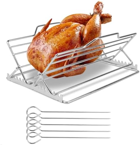 Roasting Rack, Adjustable Chicken Roasting Rack by Unknown