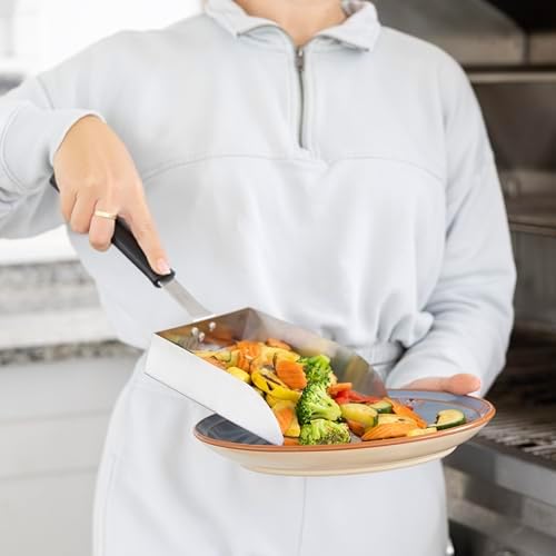 Outset Griddle Scoop Stainless Steel, XL 5 Cup Food Shovel - Image 4