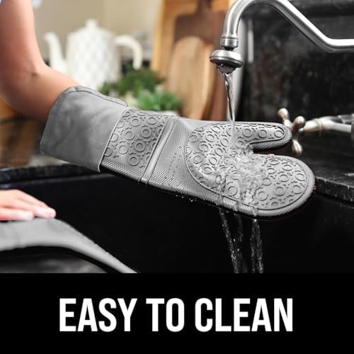 BPA-Free Soft Silicone Oven Mitts - Image 7