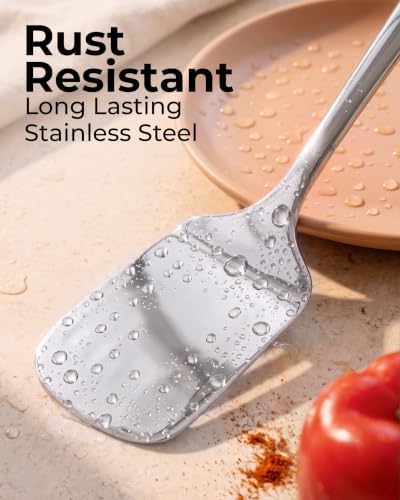 Zulay Kitchen Stainless Steel Spatula Turner - Image 3