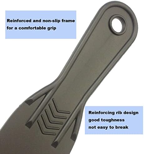 6 Pack Putty Knife, Flexible Plastic Paint Scraper Tool - Image 2