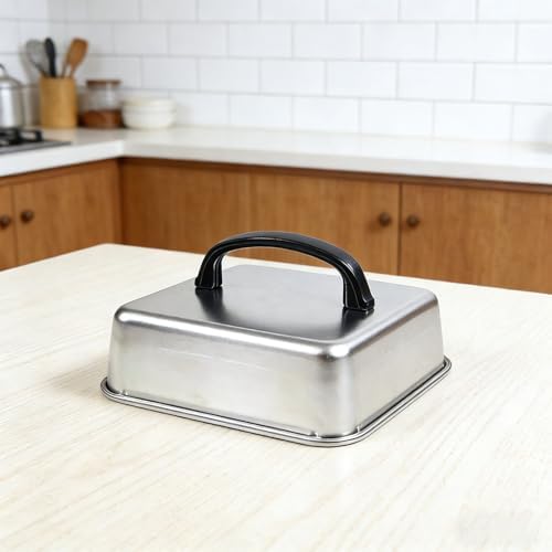 Rectangular Basting Cover, Outdoor Food Covers, Stainless Steel Grill Cover Lid - Image 2