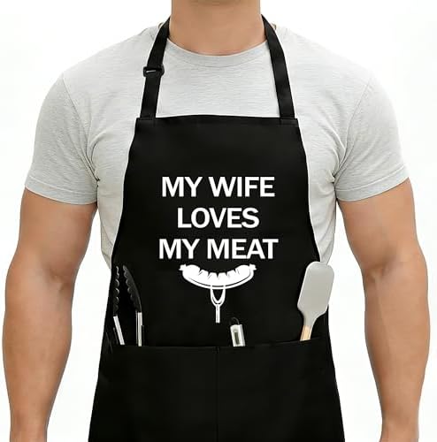 Funny Aprons For Men, Father's Fathers Day Kitchen Gifts For Dad Father Daddy by Unknown