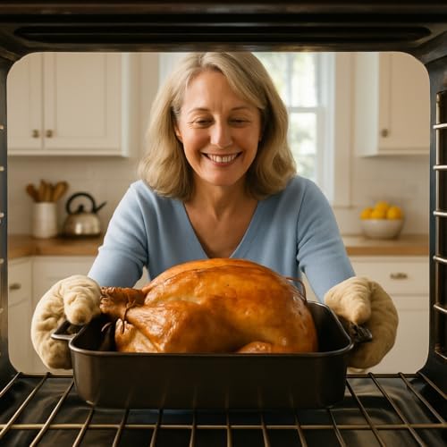 HIC Kitchen Roasting Adjustable Baking Rack, Nonstick-Coated Steel, Adjusts to - Image 6
