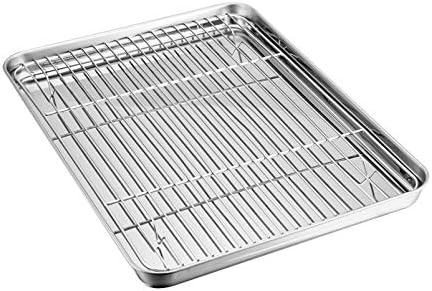 TeamFar Baking Sheet with Cooling Rack Set by TeamFar