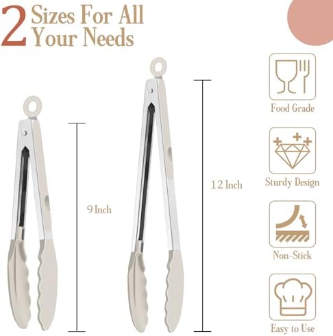 TeamFar Kitchen Tongs - Image 2
