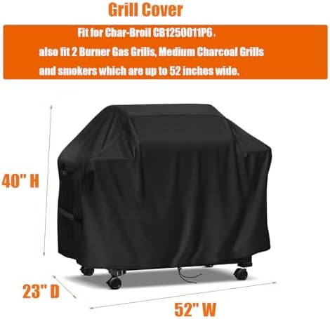 Grills Cover for Charbroil Performance Medium Grill - Image 2