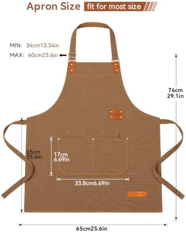 Teskyer Canvas Kitchen Apron - Image 7