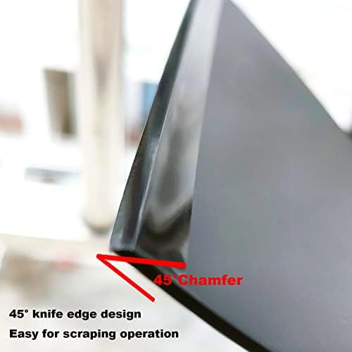 6 Pack Putty Knife, Flexible Plastic Paint Scraper Tool - Image 3