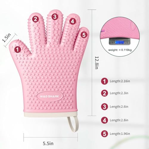MAD SHARK Silicone Oven Mitts - Image 5