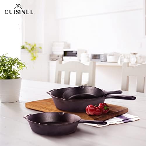Cuisinel Cast Iron Skillet Set - Image 6