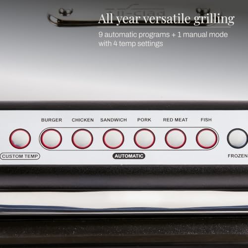 All-Clad Electric Indoor Grill, AutoSense Stainless Steel Panini Grill Press - Image 5