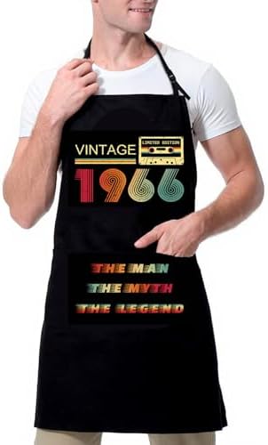 Funny Aprons for Men Birthday Gifts for Men Dad Grilling BBQ by XAIVEZL