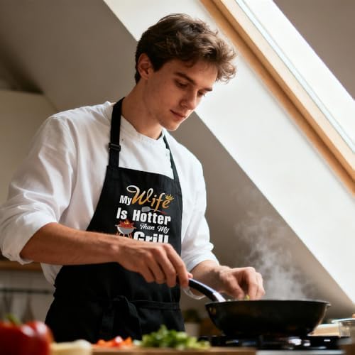 Funny Aprons for Parents, Grandparents and Husband, Cooking Aprons for Women Men - Image 7