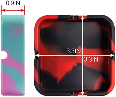 hitsuki Silicone Ash Tray Sets 3Pcs Cool Outdoor Ashtrays - Image 5