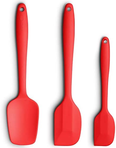 3-Piece Silicone Spatula Set, 600°F Heat Resistant by ALLWIN-HOUSEWARE