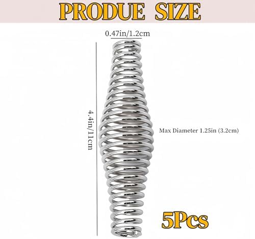 5Pcs Stainless Steel BBQ Spring Handle, 4.33 Inch Long Heavy Duty BBQ Handles - Image 2