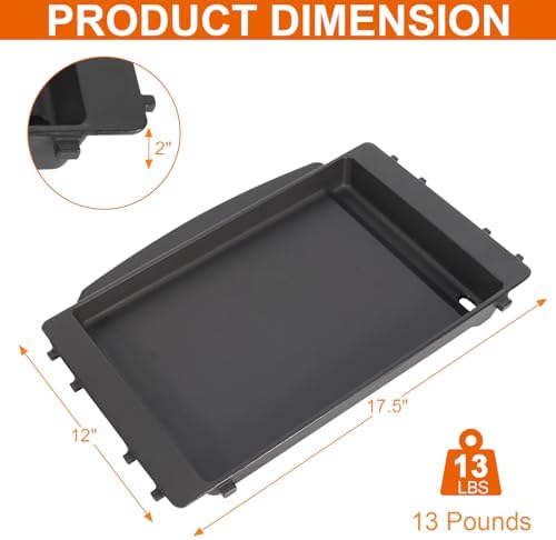 7658 Grill Griddle for Weber Spirit 200 300 Series Spirit II E210 E310 Series - Image 2