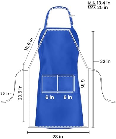 Utopia Kitchen Bib Aprons 10 Pack Adjustable - Image 2