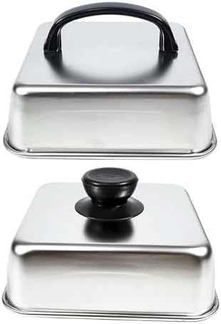 Rectangular Basting Cover, Outdoor Food Covers, Stainless Steel Grill Cover Lid - Image 4