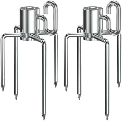 onlyfire 6008 Stainless Steel Rotisserie Meat Forks by onlyfire