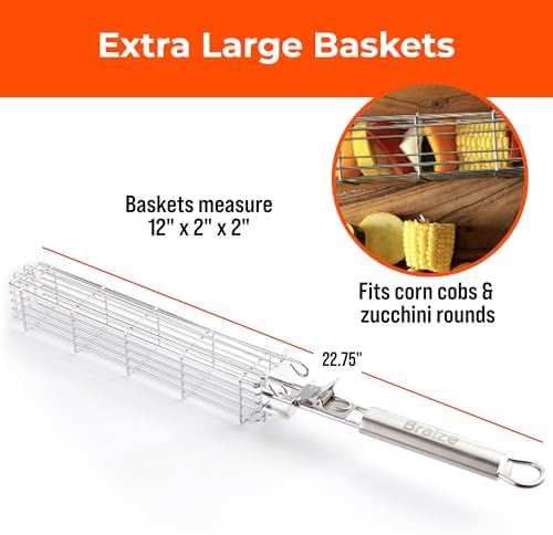 Large Kabob Grilling Basket - Image 5