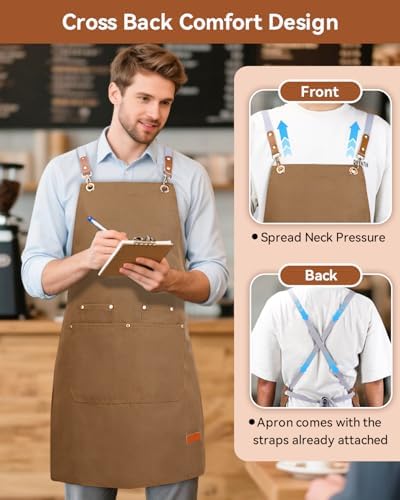 Teskyer Canvas Kitchen Apron - Image 6