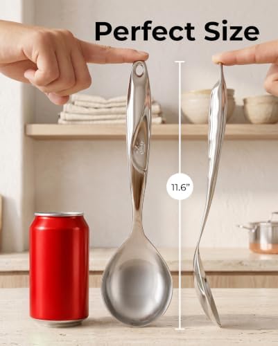 Zulay Kitchen Stainless Steel Serving Spoon - Image 2