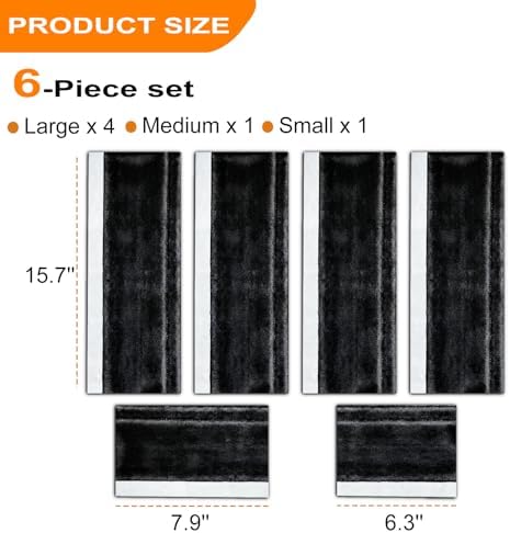 Volecy Refrigerator Handle Covers, Washable Velvet Appliance Door Handle Covers - Image 6