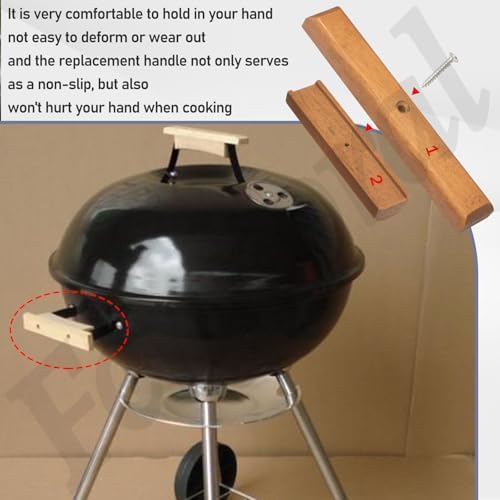 3Pack Cherry Wood Replacement Handle - Image 5