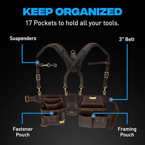 OX Carpenter Tool Belt + Suspenders - Image 2