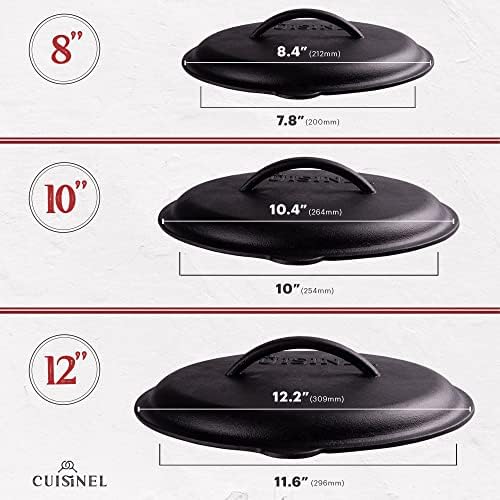 Cast Iron Skillet + Cast Iron Lid Set - Image 3