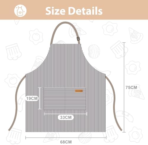 VALOME 2 Pack Kitchen Aprons - Image 2