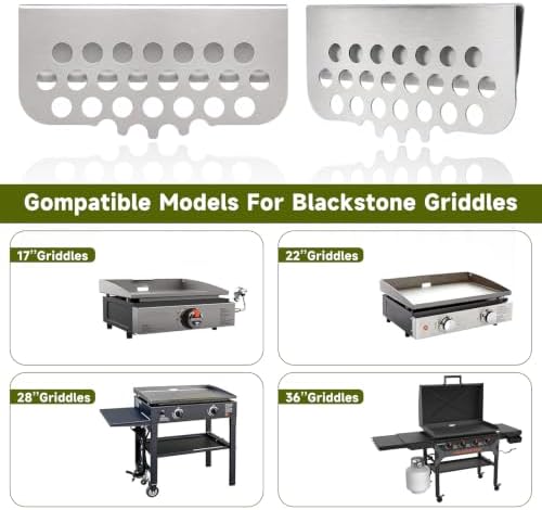 Griddle Accessories of Blackstone Grease Gate Blocker - Image 5