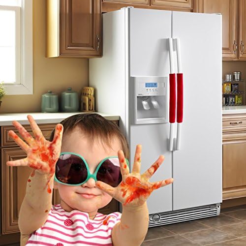 OUGAR8 Refrigerator Door Handle Covers, Keep Your Kitchen Appliance Clean from - Image 6
