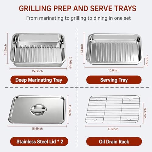 Grill Prep & Serve Tray Set - Image 2