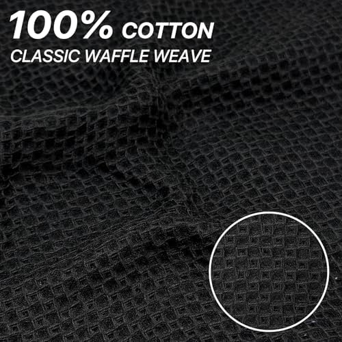 100% Cotton Waffle Weave Kitchen Towels, 8 Pack Dish Cloths - Image 2