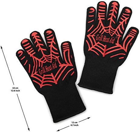 GRILL HEAT AID Grill Gloves Heat Proof - Image 3