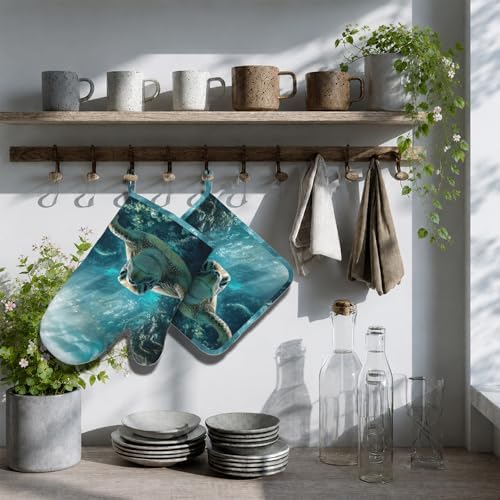 Sea Turtles Oven Mitt and Pot Holder - Image 7