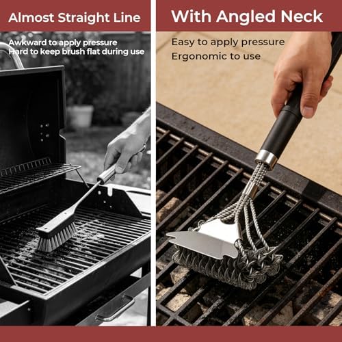 Grill Brush and Scraper Grill Grate Cleaner - Image 3