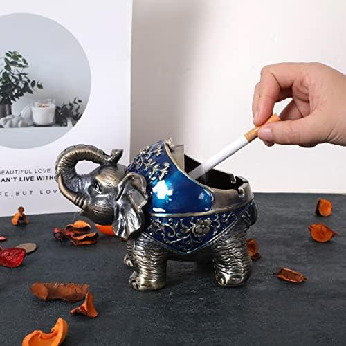 Elephant Outdoor Ashtray Metal Ashtray - Image 5