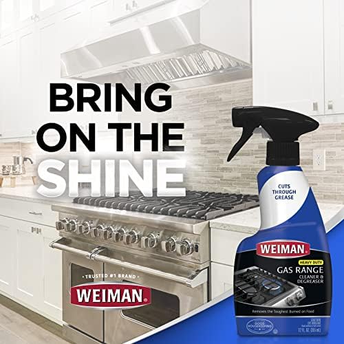 Weiman Heavy Duty Gas Range & Stove Top Cleaner and Degreaser - Image 7