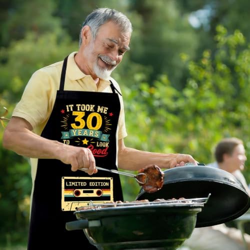 Funny Aprons for Men Birthday Gifts for Men Dad Grilling BBQ - Image 6