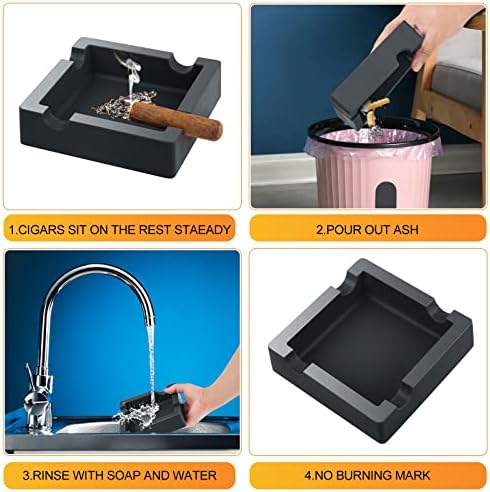 Cigar Ashtray, Silicone Outdoor Ashtray - Image 6