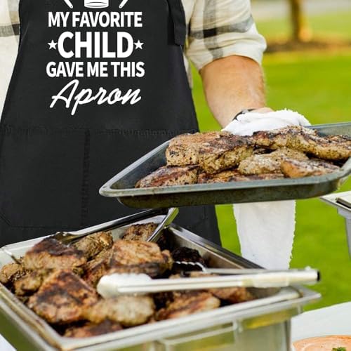 Rosoz Funny BBQ Black Chef Aprons - Image 5