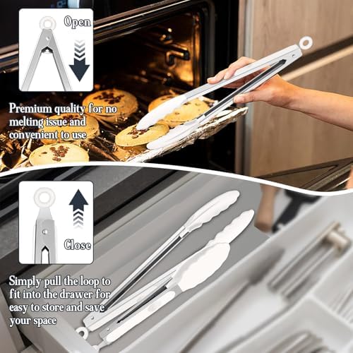 TeamFar Kitchen Tongs - Image 6