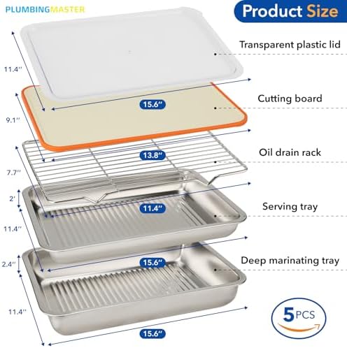 Grilling Gifts for Family: 5-in-1 Outdoor BBQ Food Prep Tray & Carry System - Image 2
